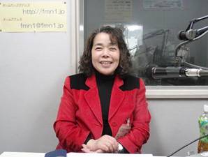 ゲストの「紺清美知子さん」正面向き(2012.2.19.)N1_3stで